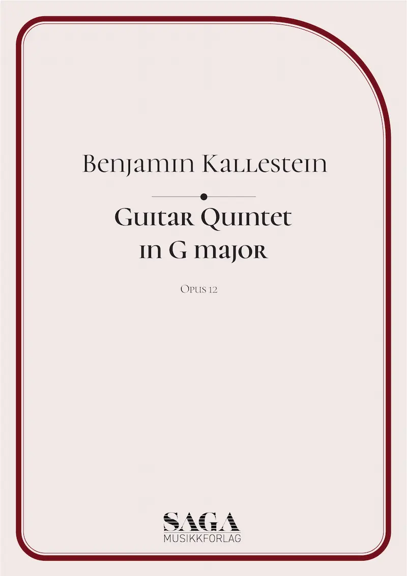 GUITAR QUINTET IN G MAJOR